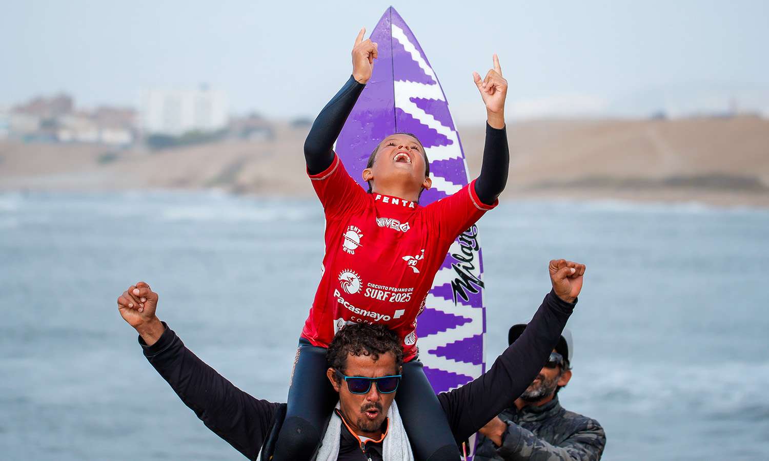 Nota de prensa del tercer día de competencia en Playa el Faro, Pacasmayo. FENTA Perú
